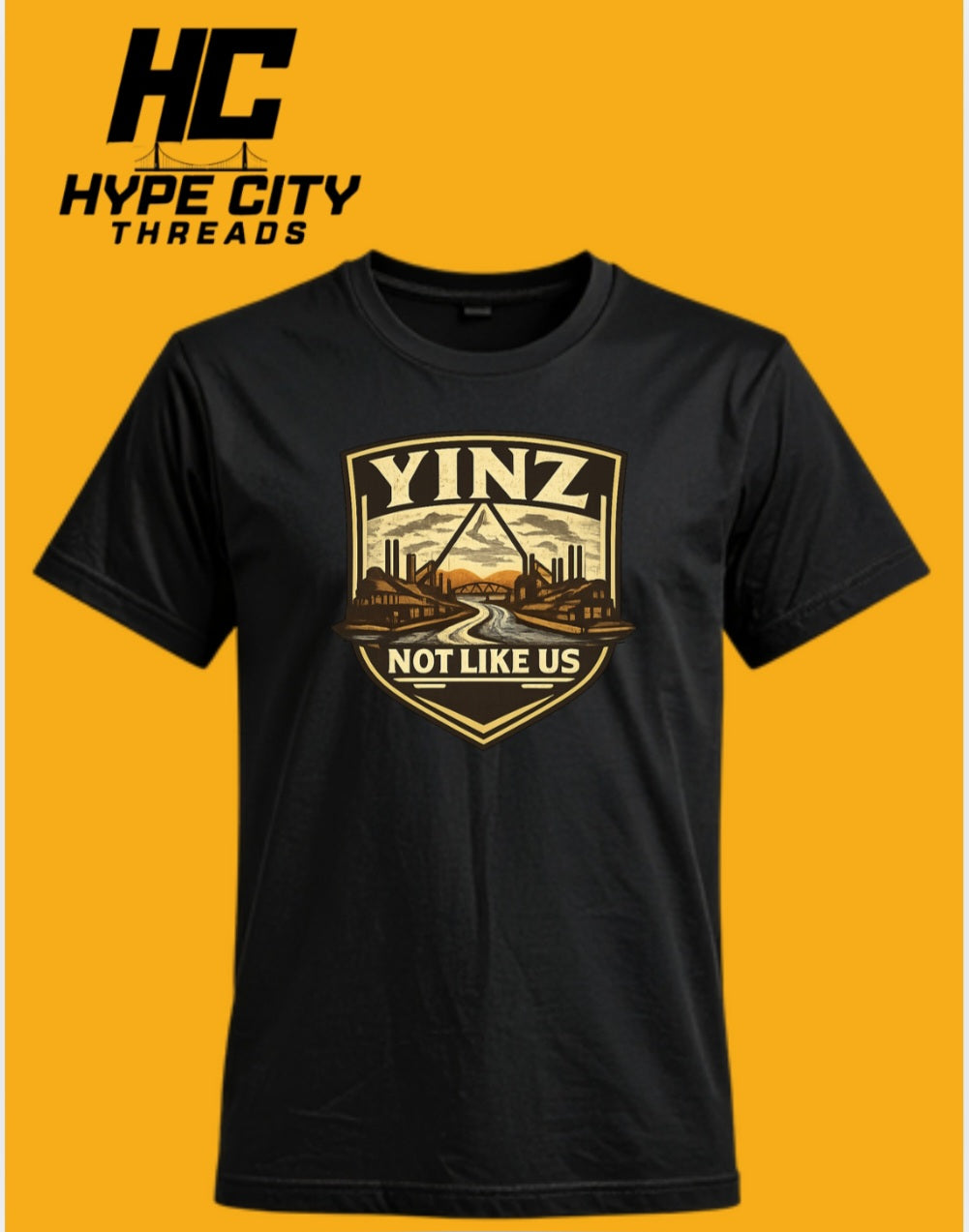 YINZ NOT LIKE US - Bridges T-Shirt
